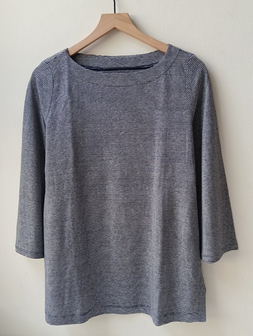 Eileen Fisher Organic Linen Long Sleeve Top Women's Small